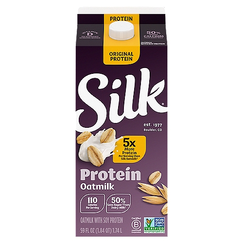 Silk Protein Oat Milk, 59 fl oz