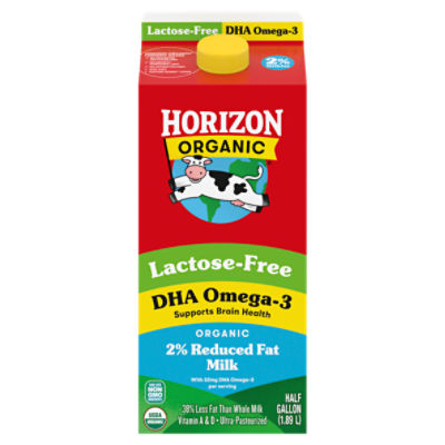 Horizon Organic DHA 2% Lactose-Free Milk, Half Gallon