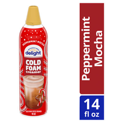 International Delight Peppermint Mocha Cold Foam Coffee Creamer, 14 oz