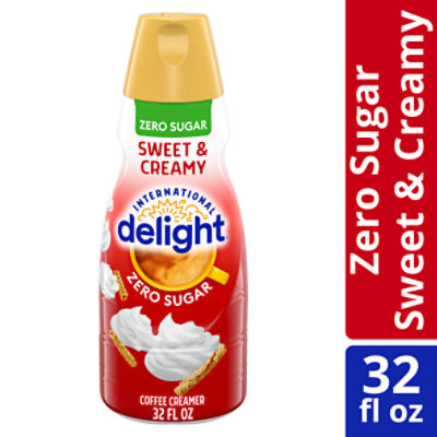 International Delight Zero Sugar Sweet & Creamy Coffee Creamer, 32 fl oz