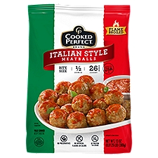 COOKED PERFECT Italian Style Meatballs Bite Size, 13 oz, 13 Ounce