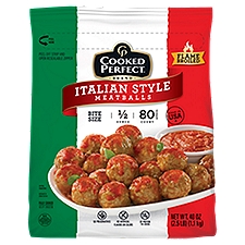 Cooked Perfect Italian Style Meatballs Bite Size, 40 oz, 40 Ounce