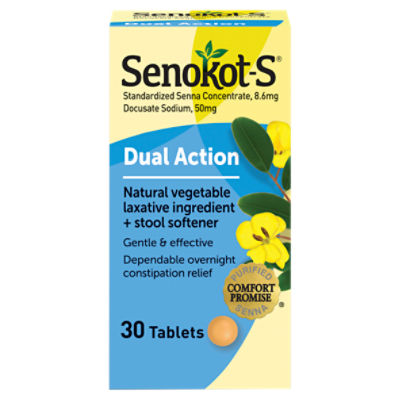 Senokot® Regular Strength Senna Stool Softener Laxative, 40 OFF