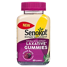 Senokot Mixed Berries Laxative Gummies 60s