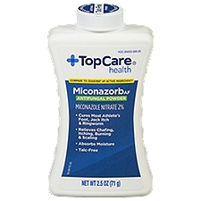 Top Care Miconazorb Antifungal Foot Powder, 2.5 oz