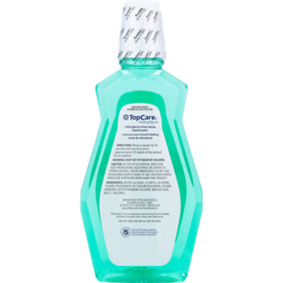 TopCare Mouthwash & Gargle - Mint, 33.81 fl oz