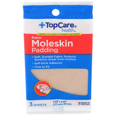 TopCare Super Moleskin Padding, 3 each, 3 Each