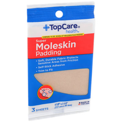 Rite Aid Foot Care Moleskin Foam Padding, Cuts-to-Size, 2 Count