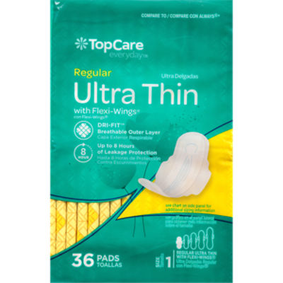 U by Kotex Clean & Secure Overnight Maxi Pads, Extra Heavy