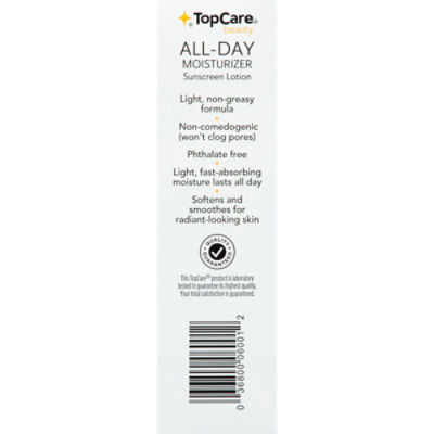 TopCare All Day Moisturizer SPF 15 Sunscreen Lotion