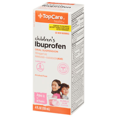 TopCare Children's Ibuprofen Oral Suspension - Bubble Gum, 4 fl oz