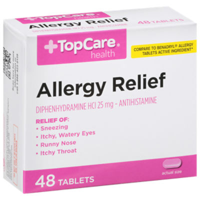 TopCare Complete Allergy Tablets, 48 each