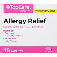 Top Care Complete Allergy Tablets, 48 each, 48 Each
