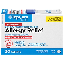 Top Care 24 Hour Allergy Relief, 30 each, 30 Each