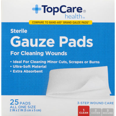 TopCare Gauze Pads - Sterile, 25 each