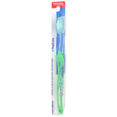 TopCare Smart Grip Contour Toothbrush - Medium, 1 each