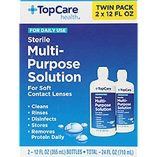 Top Care Soft Contact Lens Solution, 24 fl oz, 24 Fluid ounce