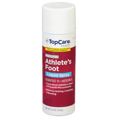 Top Care Foot Spray Tolnaftate Antifungal Liquid, 5 oz