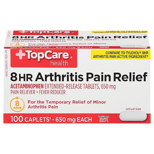Top Care Arthritis Pain Relief, 100 each