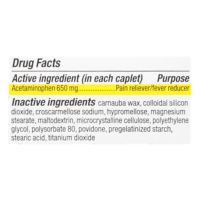 TopCare Acetaminophen Arthritis Pain Relief 650mg Caplet, 100 each
