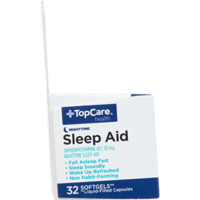 TopCare Sleep Aid Liquid Caplets, 32 each