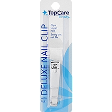Top Care Nail Clip Deluxe With File, 1 each