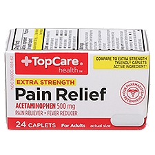 Top Care Pain Relief Caplet, 24 each