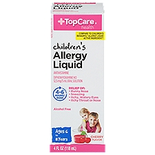 Top Care Children's Allergy Medicine - Cherry, 4 fl oz, 4 Fluid ounce