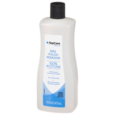 TopCare 100% Acetone Polish Remover, 16 fl oz