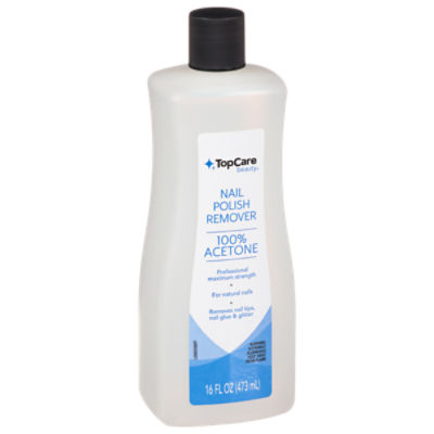 TopCare 100% Acetone Polish Remover, 16 fl oz