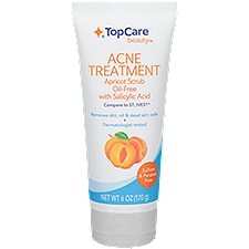 Top Care Apricot Facial Scrub Medicated, 6 oz
