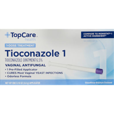 Top Care Vaginal Antifungal - 1-Dose Vaginal Treatment, 0.16 oz