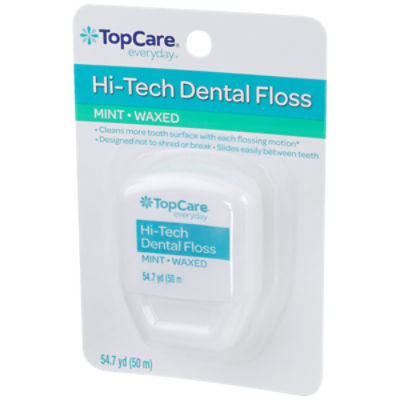 TopCare Dental Floss - Waxed Hi-Tech Mint, 1 each - The Fresh Grocer