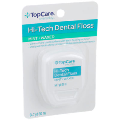 TopCare Dental Floss - Waxed Hi-Tech Mint, 1 each