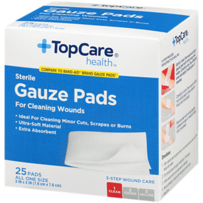 TopCare Sterile Pads, 25 each