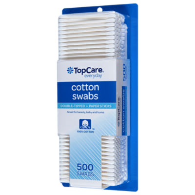 TopCare Cotton Swabs, 500 each