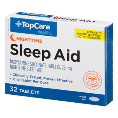 TopCare Doxylamine Sleep Aid Tablets, 32 each