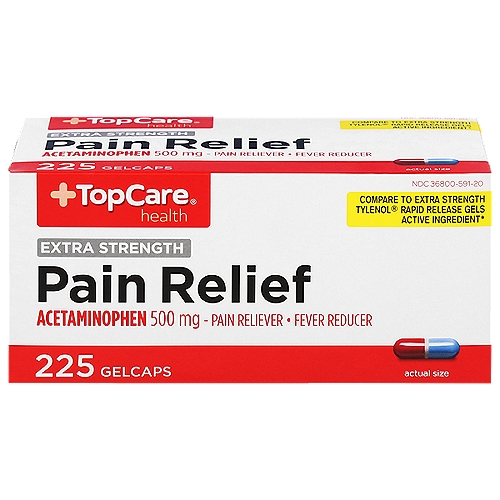 Top Care Pain Relief Extra Strength Gel Caps