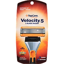 Top Care Velocity 5-Blade Razor with Trimmer, 1 each