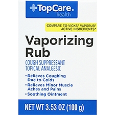 Top Care Chest Rub - Medicated, 3 oz, 3 Ounce