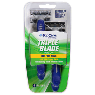 TopCare Matrix 3 Blade - Sensitive Skin, 4 each, 4 Each