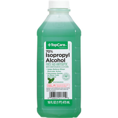 TopCare 70% Isopropyl Alcohol Wintergreen, 16 fl oz