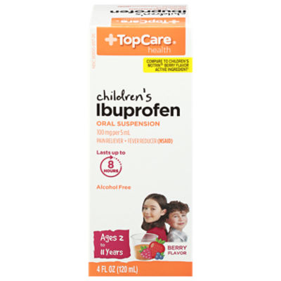 TopCare Ibuprofen Oral Suspension - Children's Berry, 4 fl oz, 4 Fluid ounce