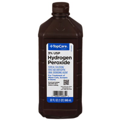 TopCare Hydrogen Peroxide Solution, 32 fl oz, 32 Fluid ounce