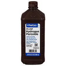 Top Care Hydrogen Peroxide Solution, 32 fl oz
