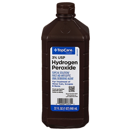Top Care Hydrogen Peroxide Solution, 32 fl oz