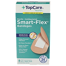 Top Care Smart-Flex Bandages, 8 Each