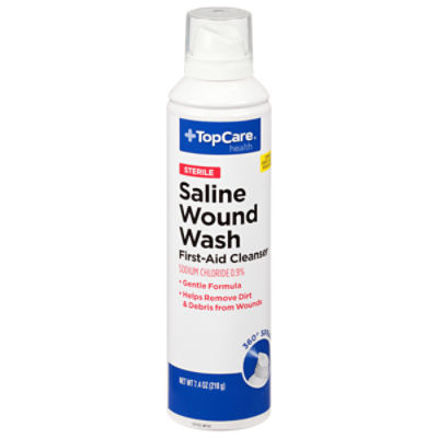 Top Care Sterile Saline Wound Wash, 7.1 oz, 7.1 Ounce