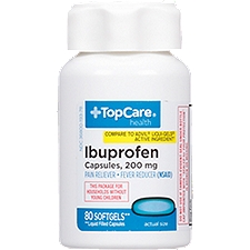 Top Care Ibuprofen - EZ Open, 80 each, 80 Each