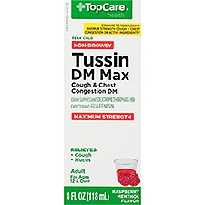 Top Care Tussin DM Max, 4 oz